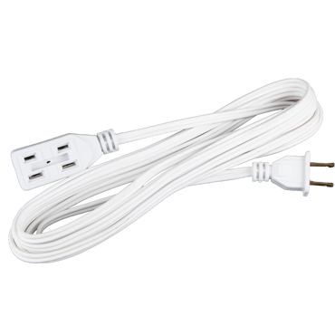 Extensión Eléctrica Uso Doméstico 1.5, 2, 4, 5, 6, 8 mts - 4mts/Blanca