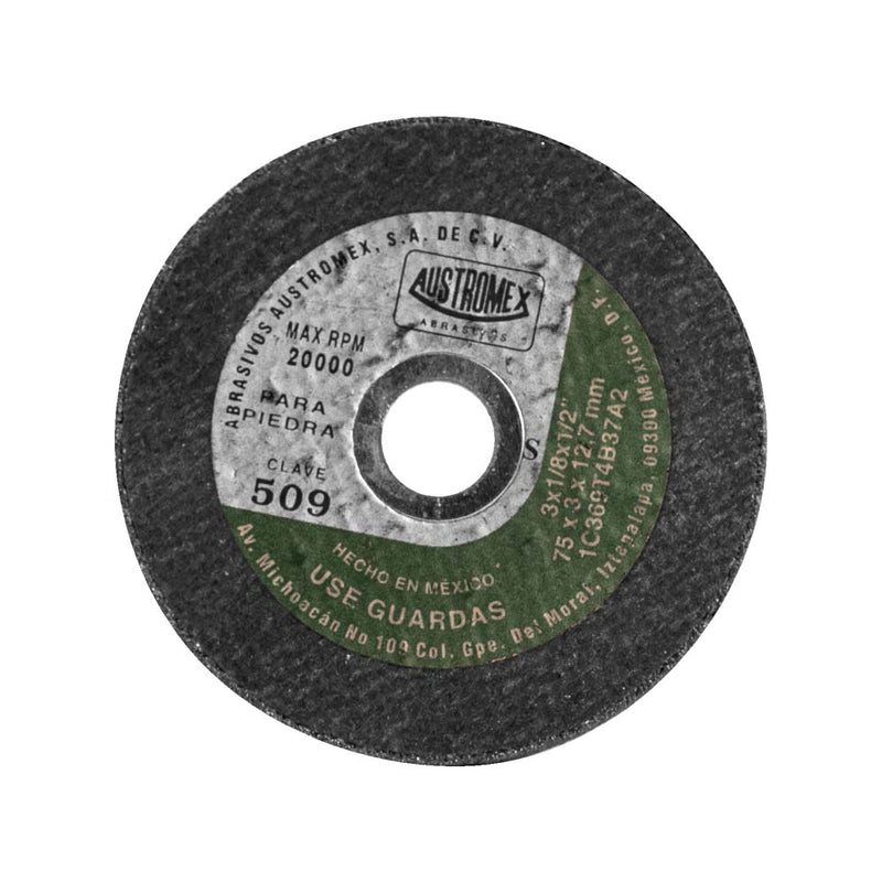 Disco de Corte para Piedra - 75x3x1/8"