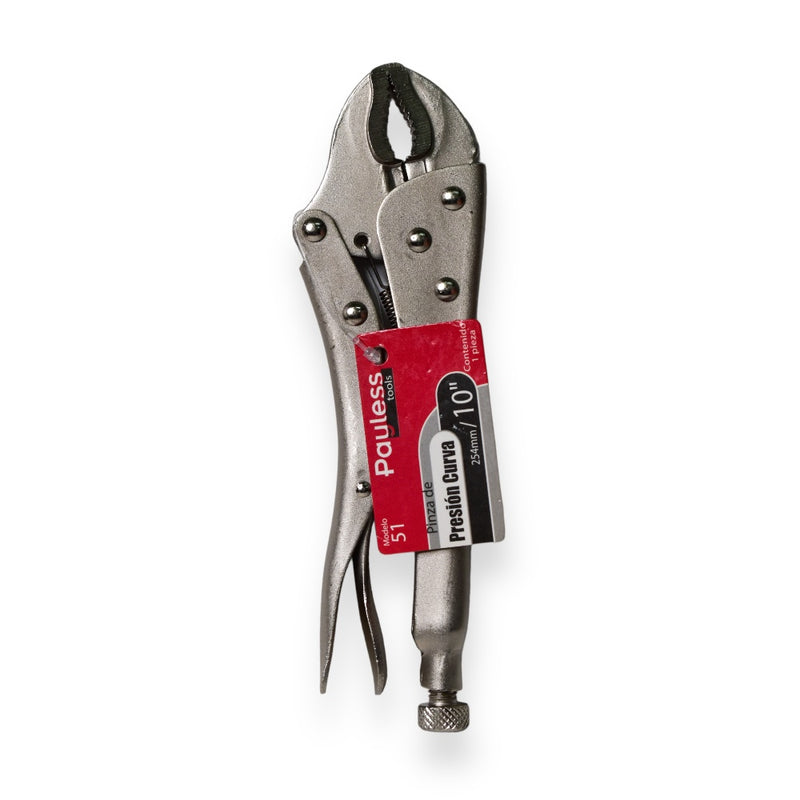 Pinza de Presión Recta y Curva - Curva 10"