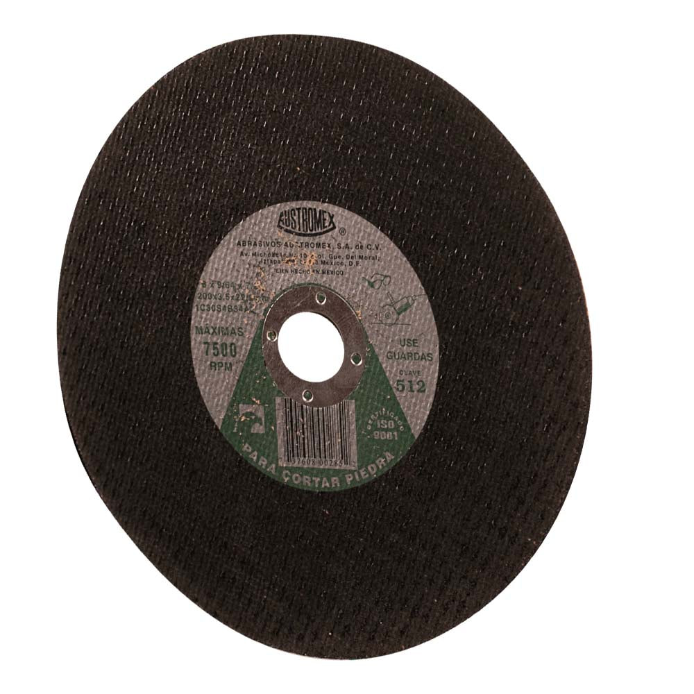 Disco de Corte para Piedra - 200x3.5x25.4 Plano