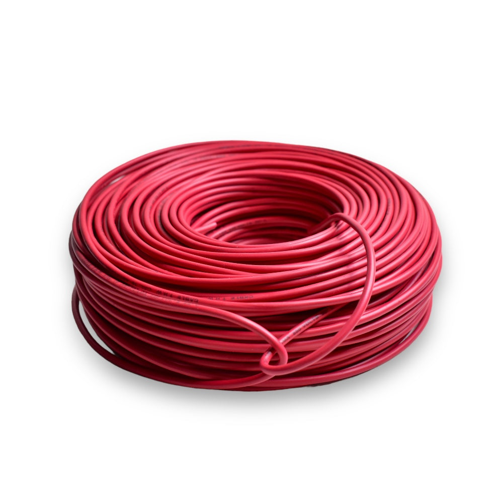 Cable de Cobre Akron 52-10R | Calibre 10 | 90 m | Rojo