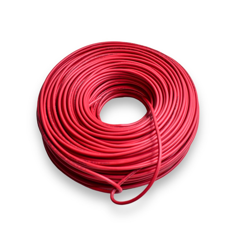 Cable de Cobre Akron 52-10R | Calibre 10 | 90 m | Rojo