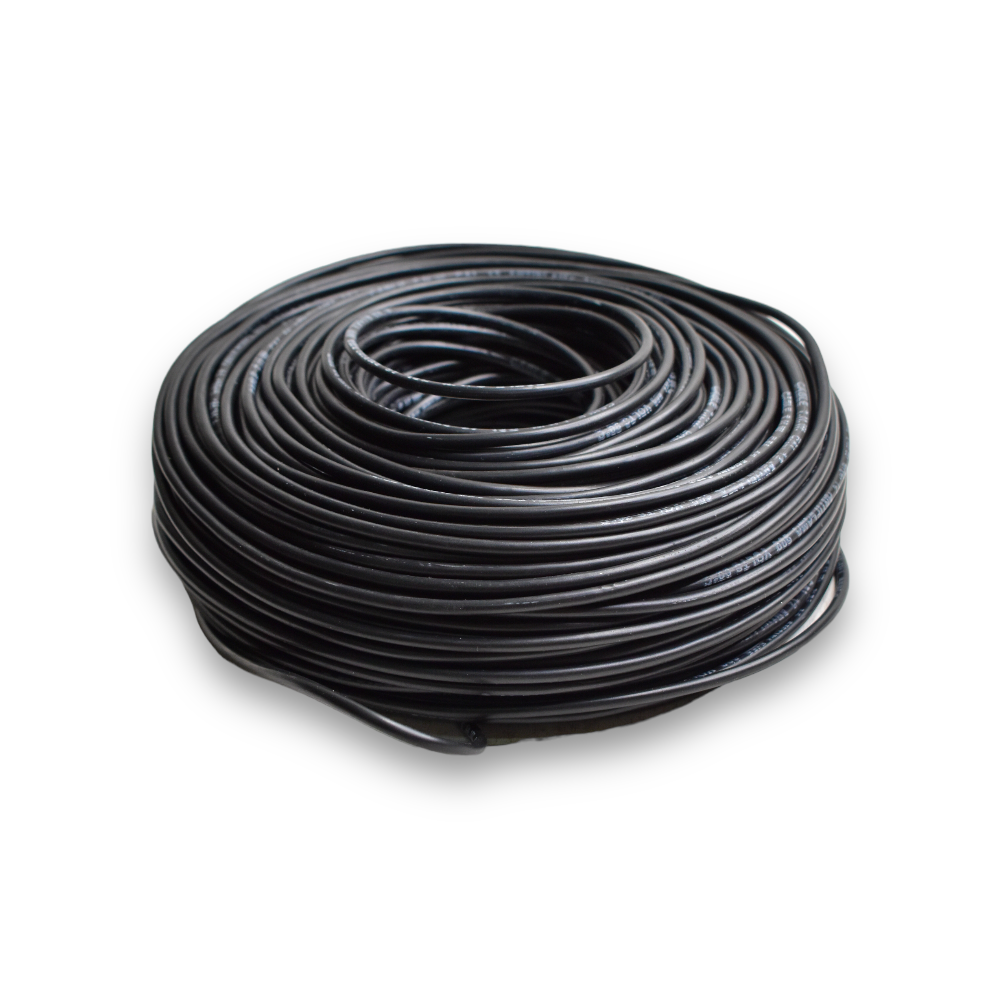 Cable de Cobre Akron 52-12N | Calibre 12 |  90 m | Negro