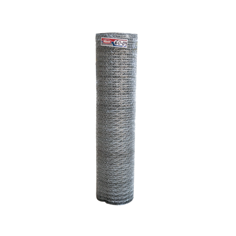Malla Hexagonal Galvanizada Akron 60-04 | Alto 1.00m | Rollo 45m | Abertura 25mm | Calibre 22