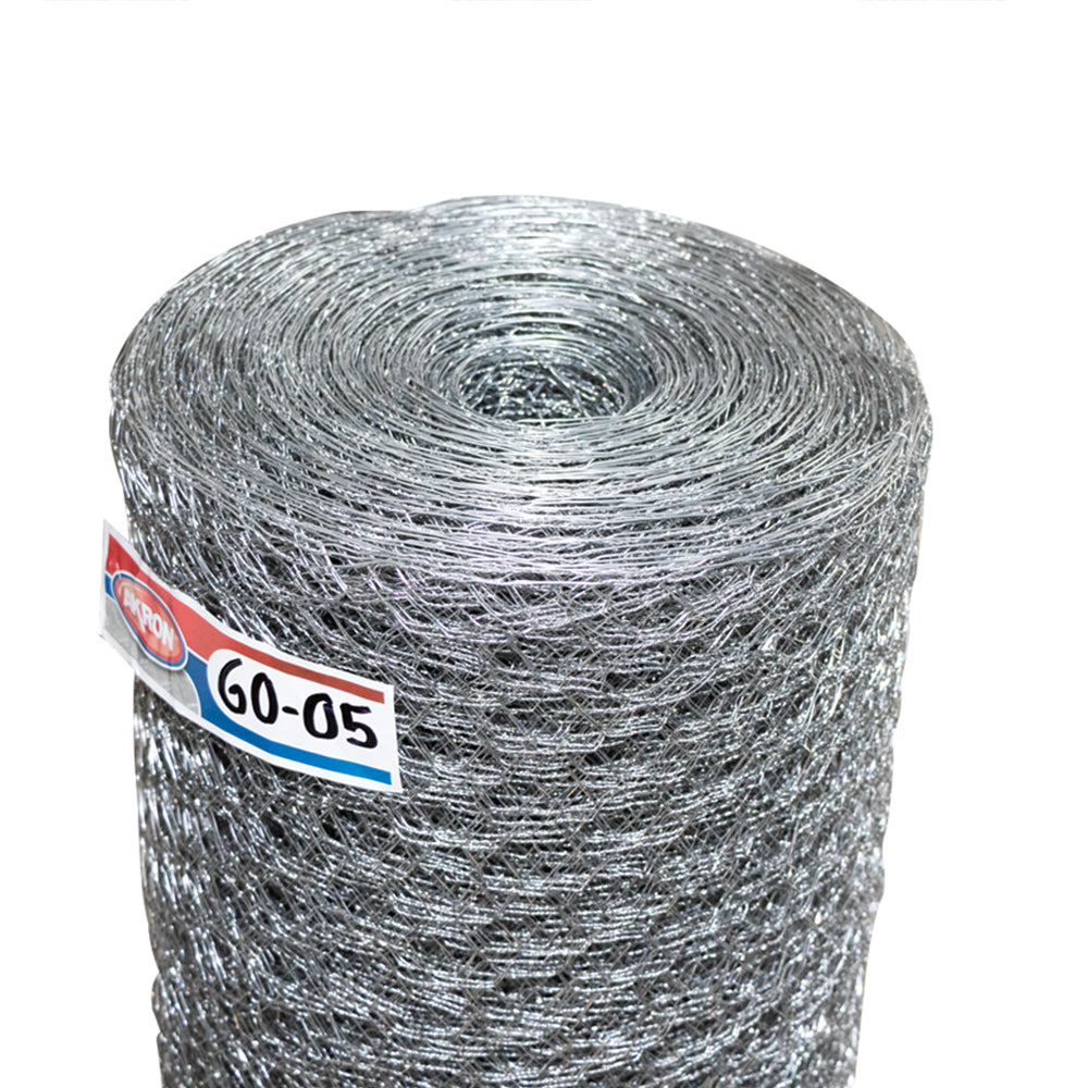 Malla Hexagonal Reforzada Akron 60-05R | Alto 1.20m | Largo 45m | Abertura 25mm | Calibre 22