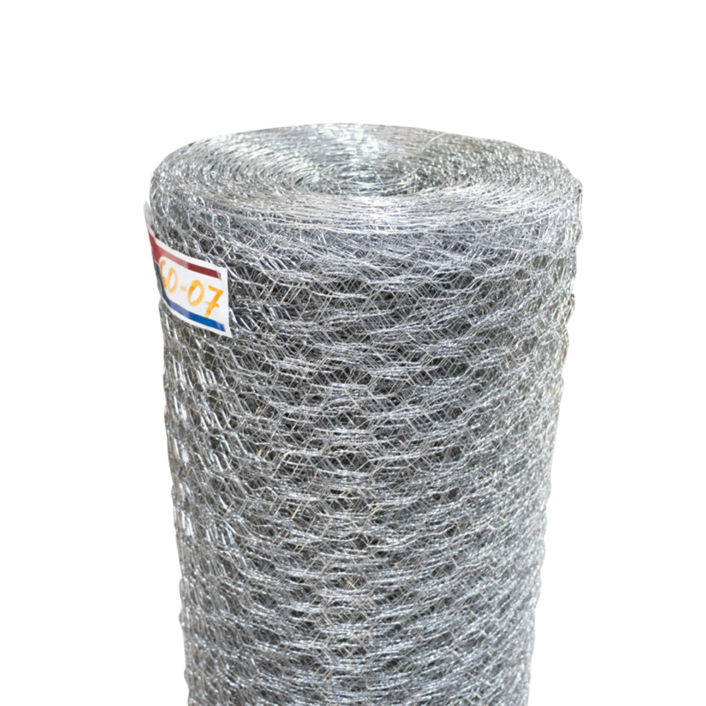 Malla Hexagonal Akron 60-07 | Alto 1.75m | Largo 45m | Abertura 25mm | Calibre 22