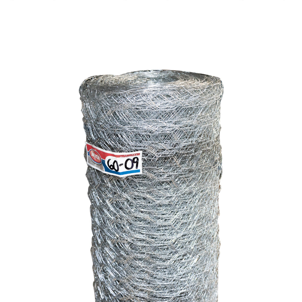 Malla Hexagonal Reforzada Akron 60-09R | Alto 1.75m | Largo 45m | Abertura 38mm | Calibre 20