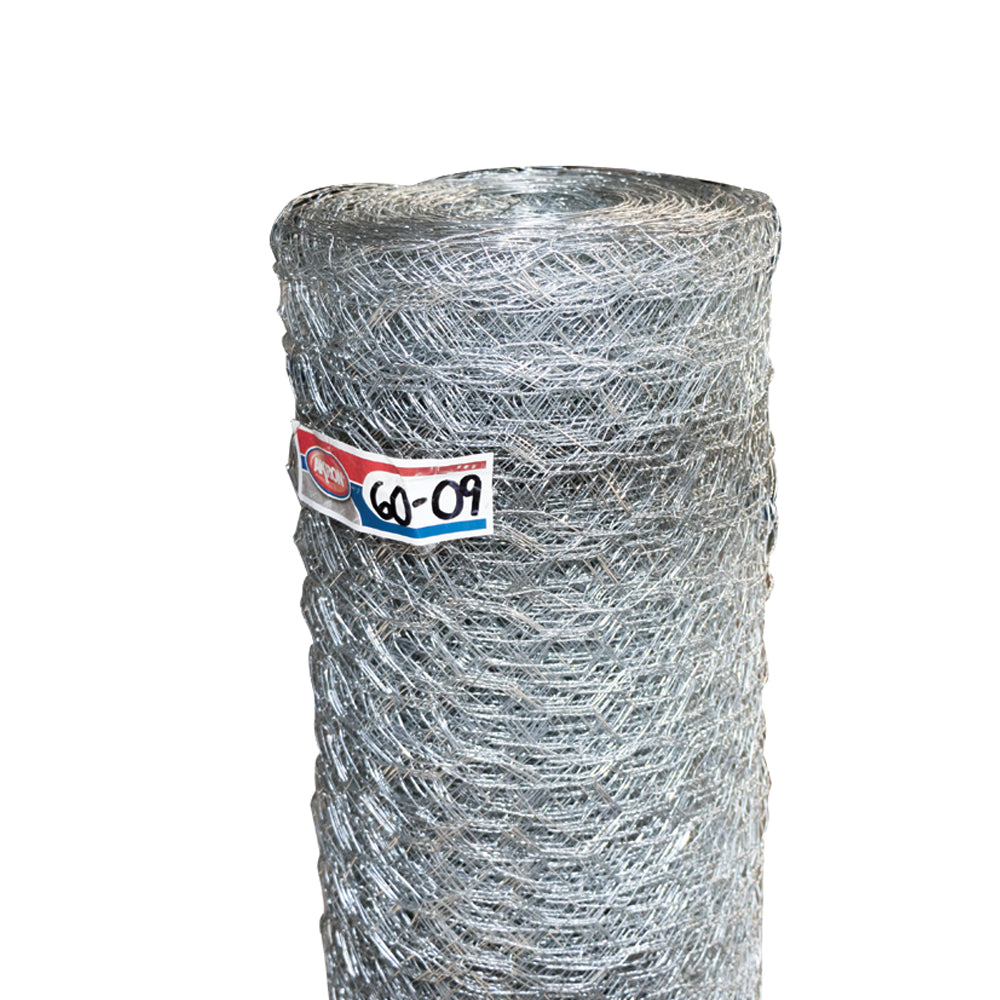 Malla Hexagonal Akron 60-09 | Alto 1.75m | Largo 45m | Abertura 38mm | Calibre 20