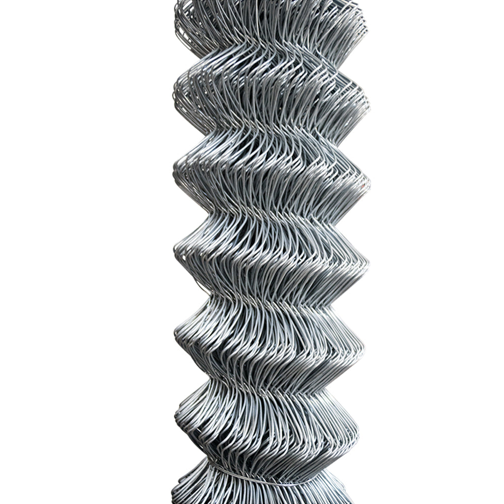 Malla Ciclónica Galvanizada 63mm, 1.00 a 2.00 mts, Rollo 20 mts, Calibre 12.5 - 1.25 mts