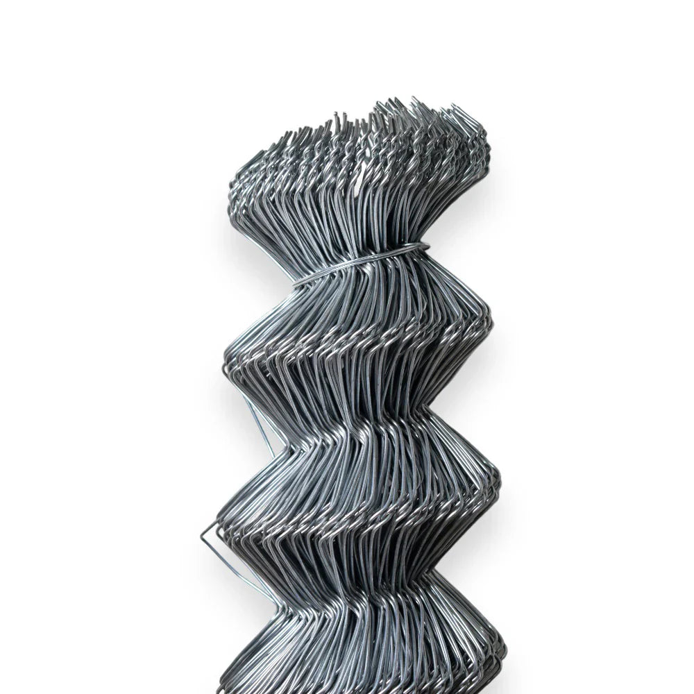 Malla Ciclónica Galvanizada de Acero Akron 60-24 | Medida 1.25x20m | Abertura 63mm | Calibre 12.5