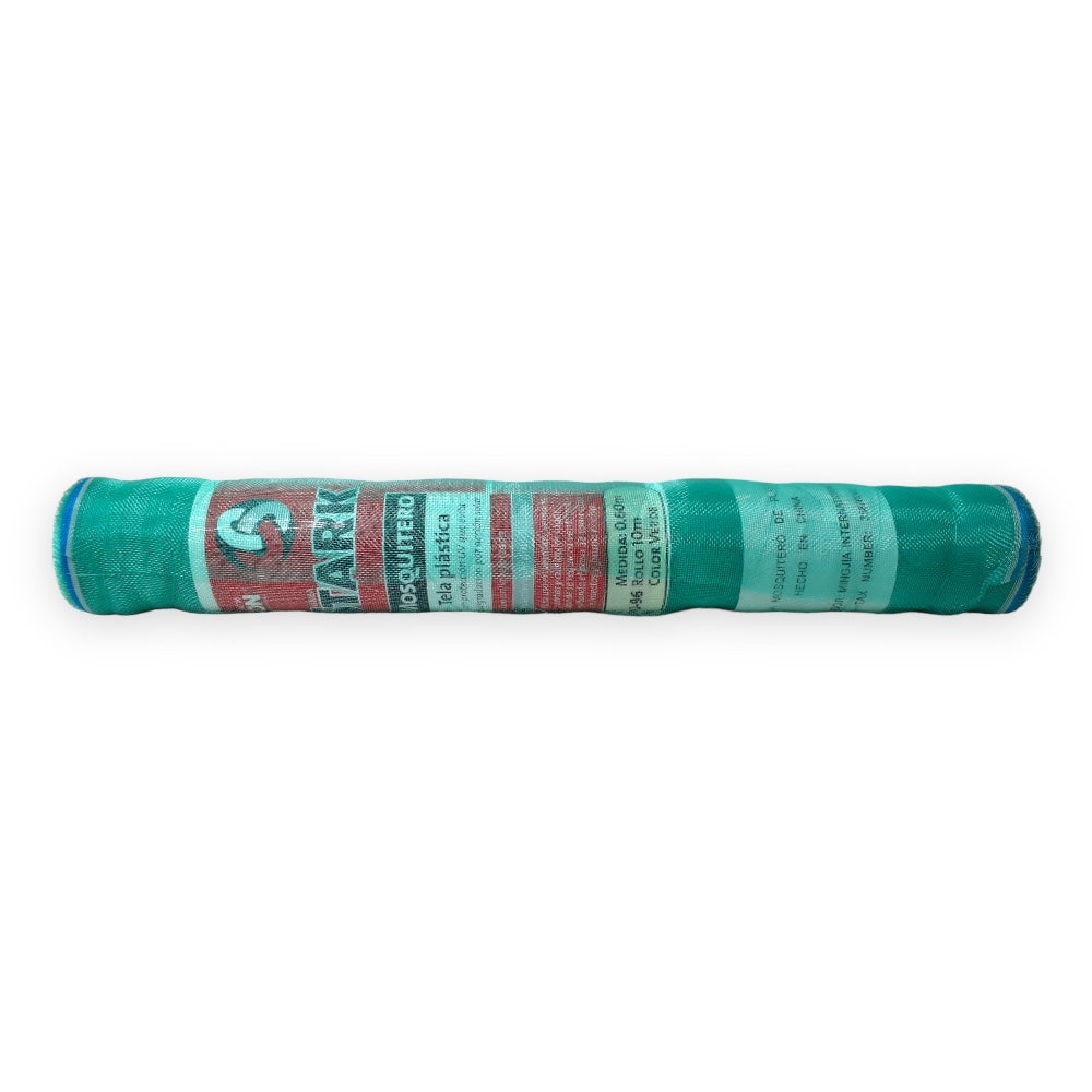 Tela Mosquitera Plástica Reforzada 0.60, 0.75 mts, Rollo 10mts - 0.75mts