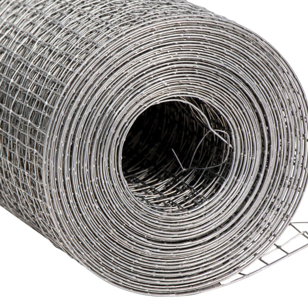 Malla Criba Reforzada Galvanizada Akron 61-17R | Medida 4x4 | Largo 10m | Calibre 20