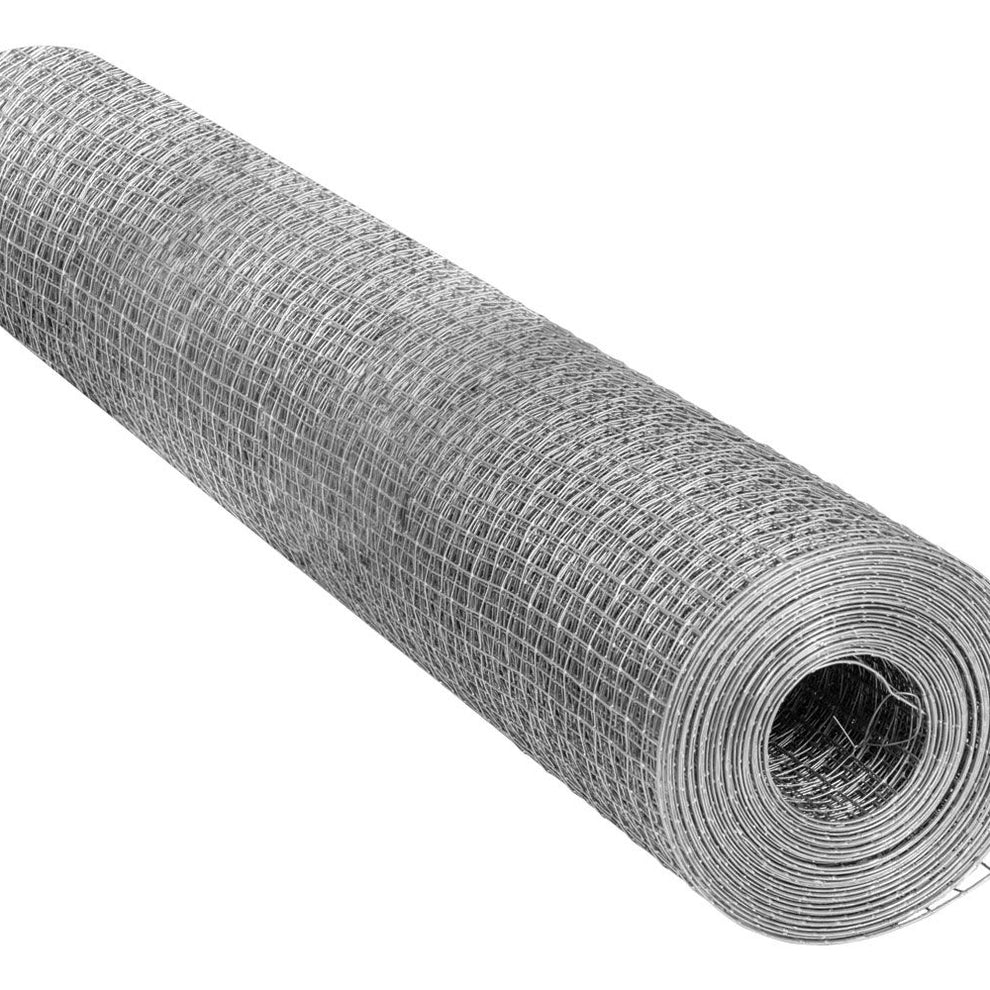 Malla Criba Reforzada Galvanizada Akron 61-53R | Medida 4x4 | Largo 30m | Calibre 22