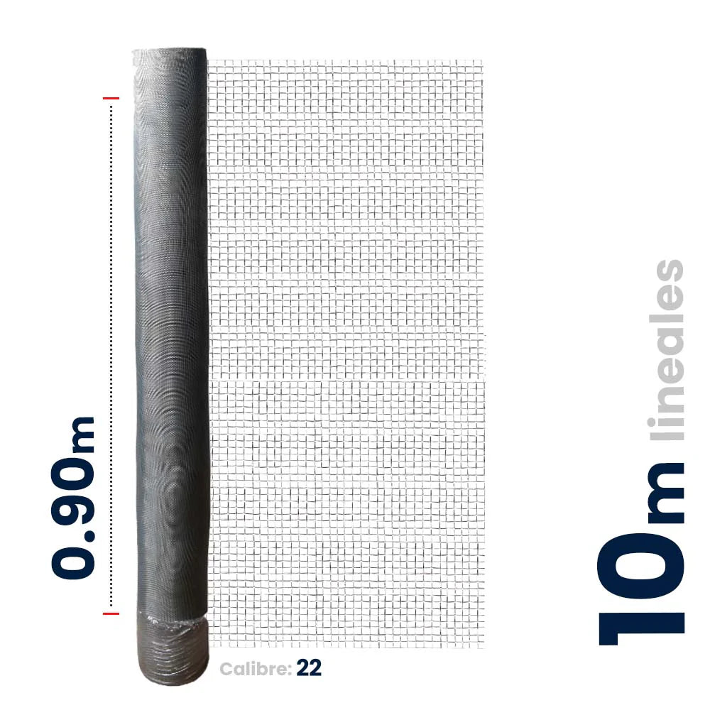Malla Mosquitera Galvanizada Akron 62-32R | Medida 0.75x10m | Calibre 22