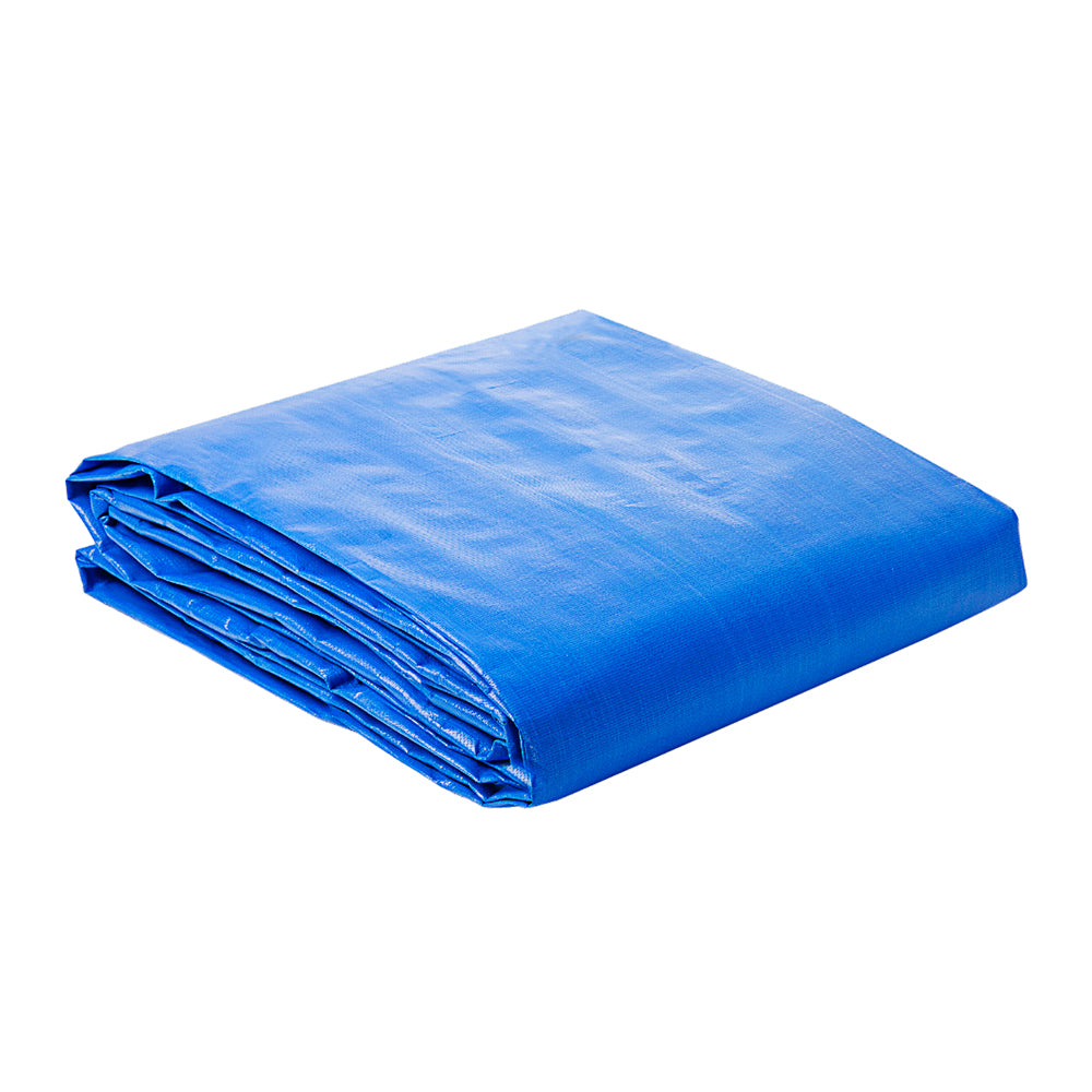 Lona Azul Varias Medidas 1.82mts a 6.09 mts - 1.82 x 2.43 mts