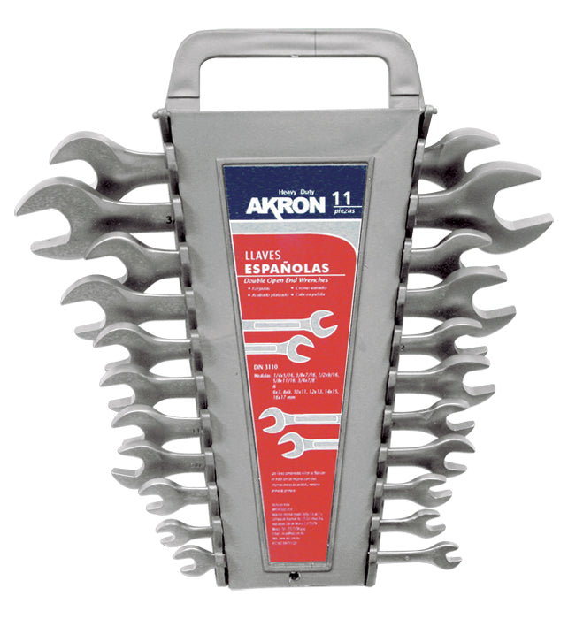 Juego de Llaves Españolas MM y STD - 11 Piezas MM y STD