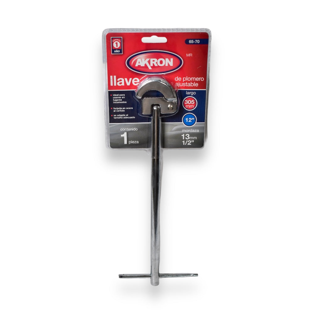 Llave de Plomero Akron 65-70 | para Gas