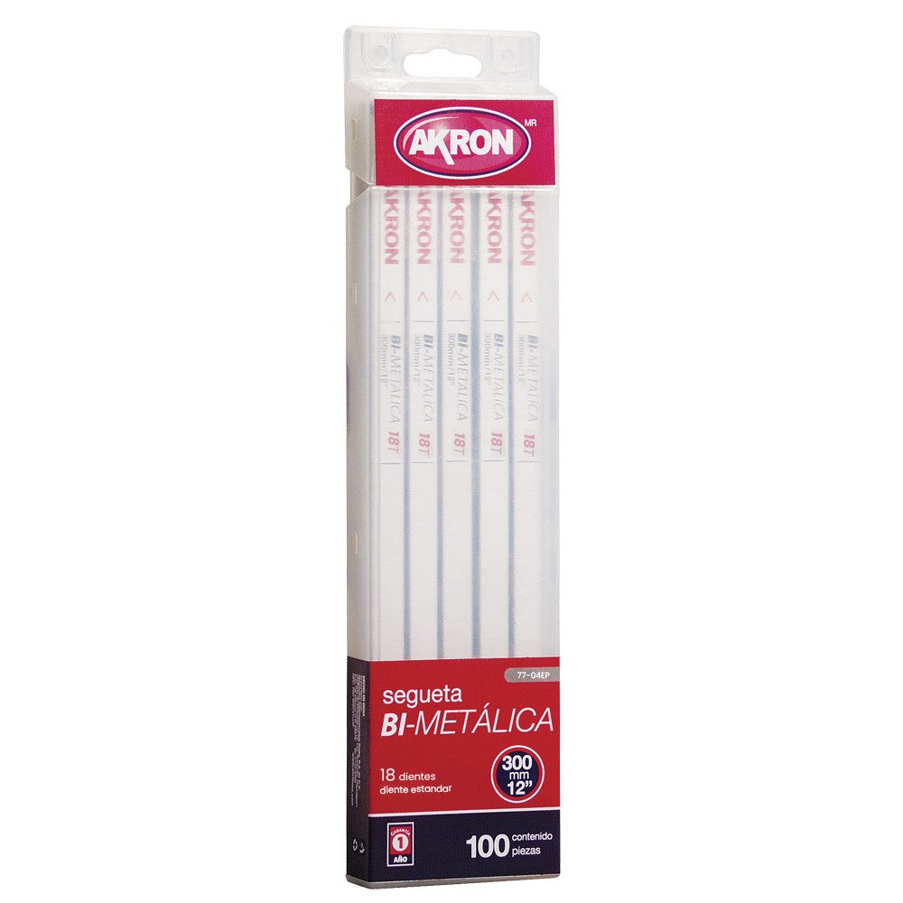 Segueta Akron 77-04EP | Bimetálica | 18 Dientes