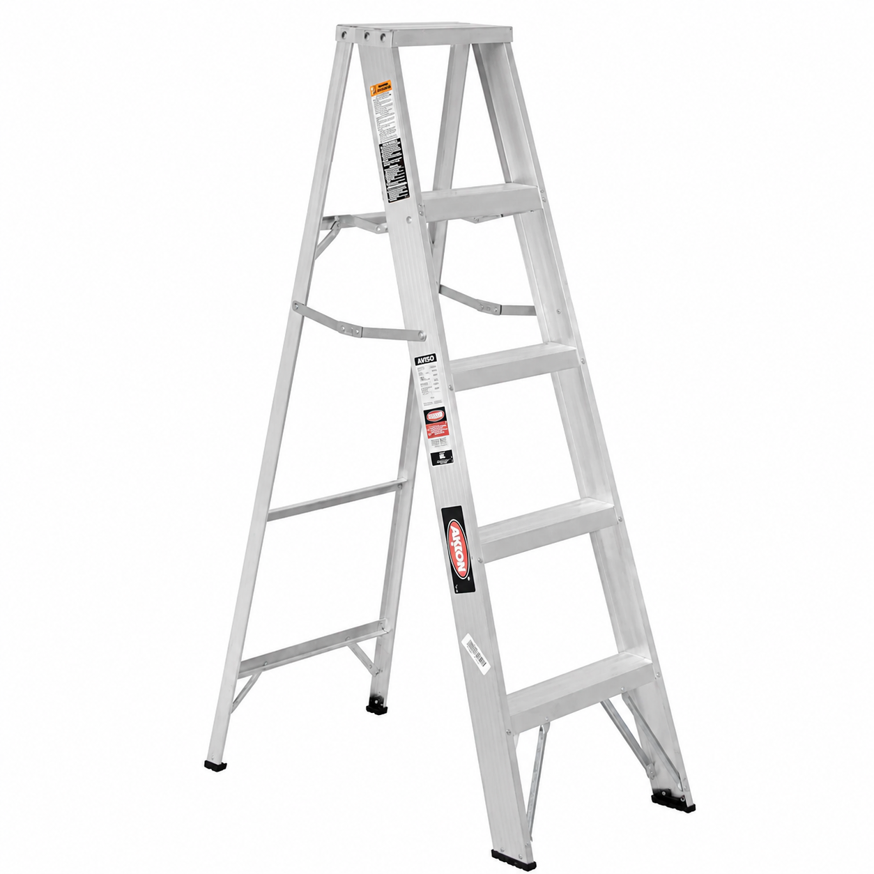 Escalera de Tijera 77-14SP | De Aluminio | Altura 1.44m | 4 Peldaños | Uso Comercial (Tipo III)