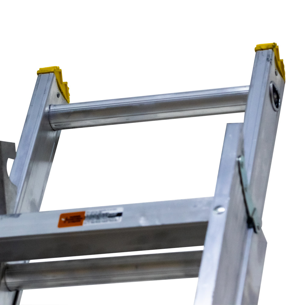 Escalera De Extensión Akron 77-31 | De Aluminio | Tubular | 4.27m A 7.62m | 28 Escalones | Uso Profesional | Tipo ll | Capacidad De Carga 175kg