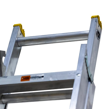 Escalera De Extensión Akron 77-31 | De Aluminio | Tubular | 4.27m A 7.62m | 28 Escalones | Uso Profesional | Tipo ll | Capacidad De Carga 175kg