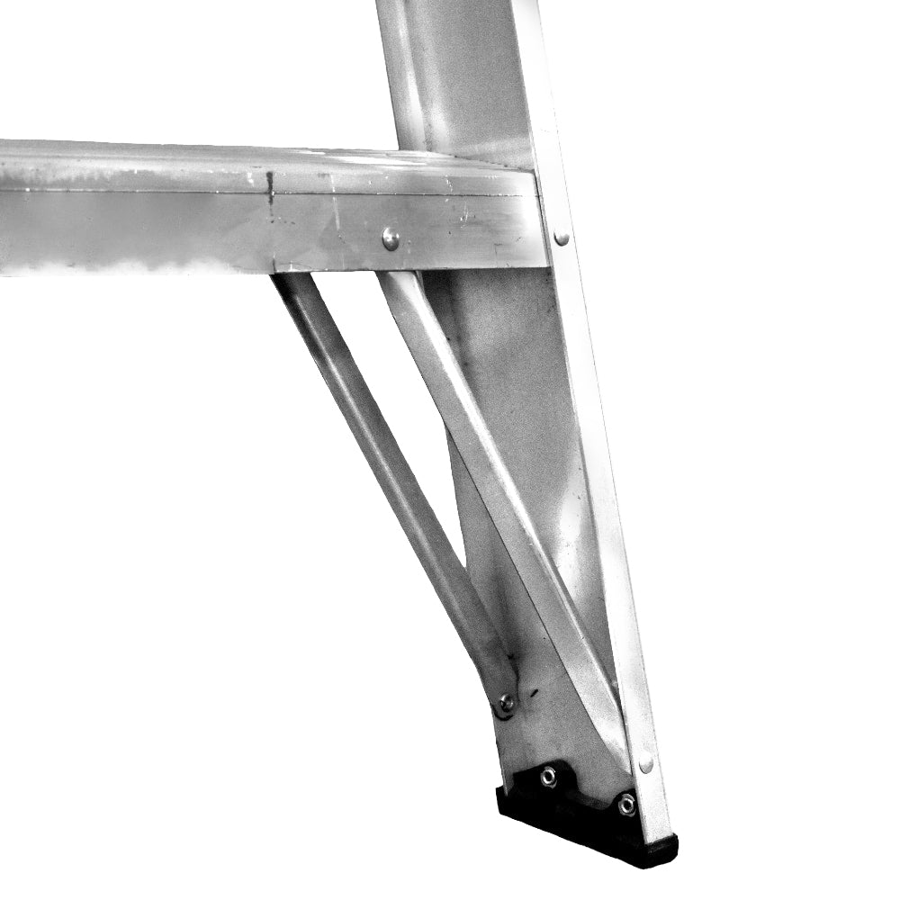 Escalera De Tijera Doble Akron 78-03 | De Aluminio | 1.22m | 6 Escalones | Uso Profesional | Tipo ll | Capacidad de Carga 175kg