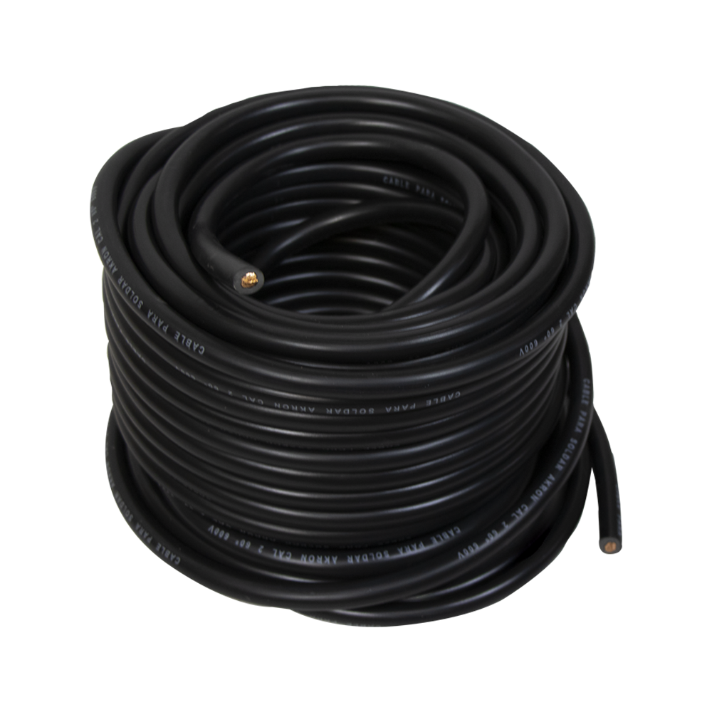 Rollo de Cable para Soldadora Akron 78-16 | Calibre 2 AWG |  25 m