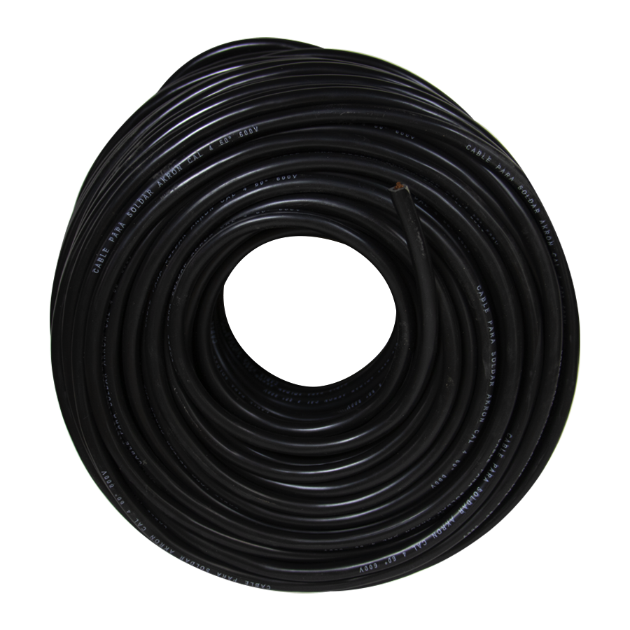 Rollo de Cable para Soldadora Calibre 2, 4, 2/0 AWG de 100 metros - 2 AWG