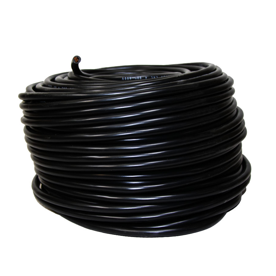 Rollo de Cable para Soldadora Calibre 2, 4, 1/0, 2/0 AWG de 25 metros - 4 AWG