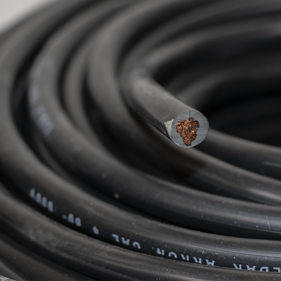 Rollo de Cable para Soldadora Calibre 2, 4, 2/0 AWG de 100 metros - 2 AWG