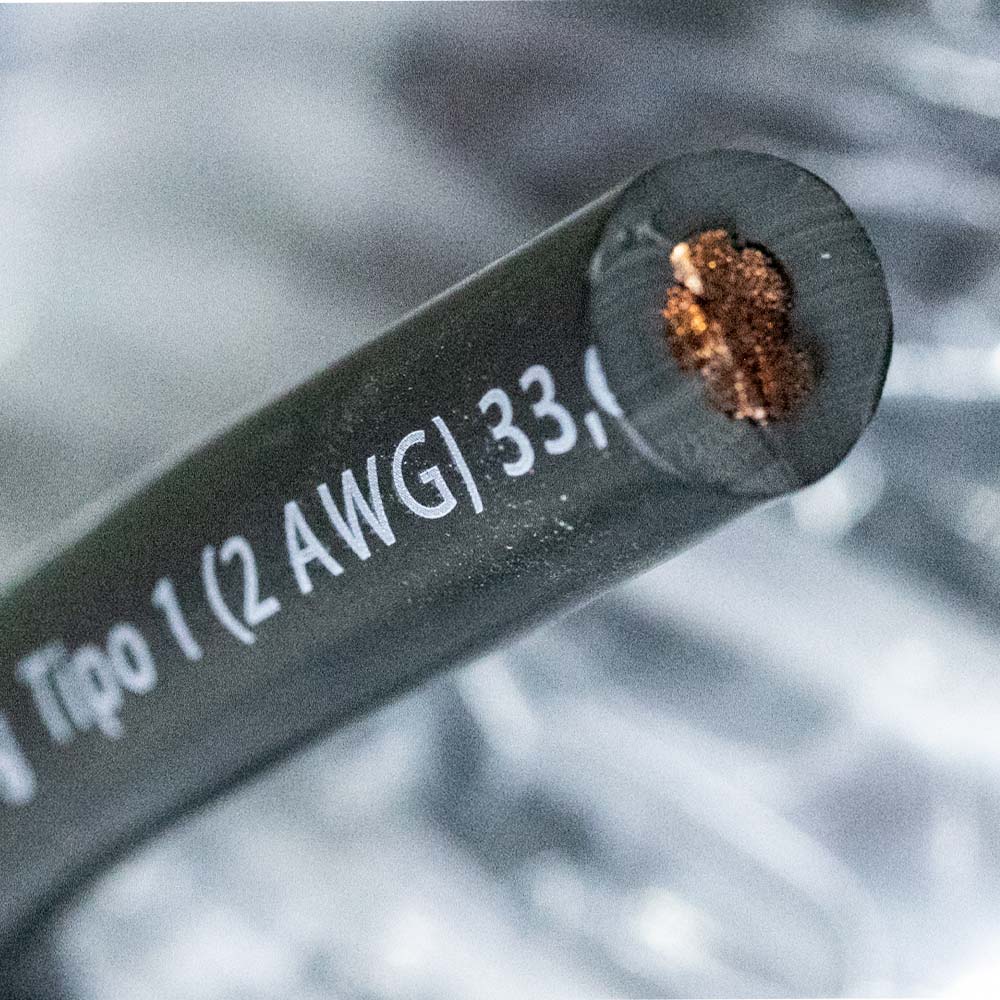 Rollo de Cable para Soldadora Akron 78-17 | Calibre 4 AWG |  25 m