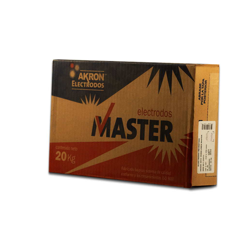 Soldadura 6013 Master Akron 78-50M | 1/8" | Verde | 20 kg