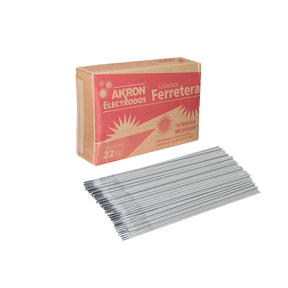 Soldadura 6013 Ferretera Akron  78-53F | 3/32" | Blanca | 22 kg