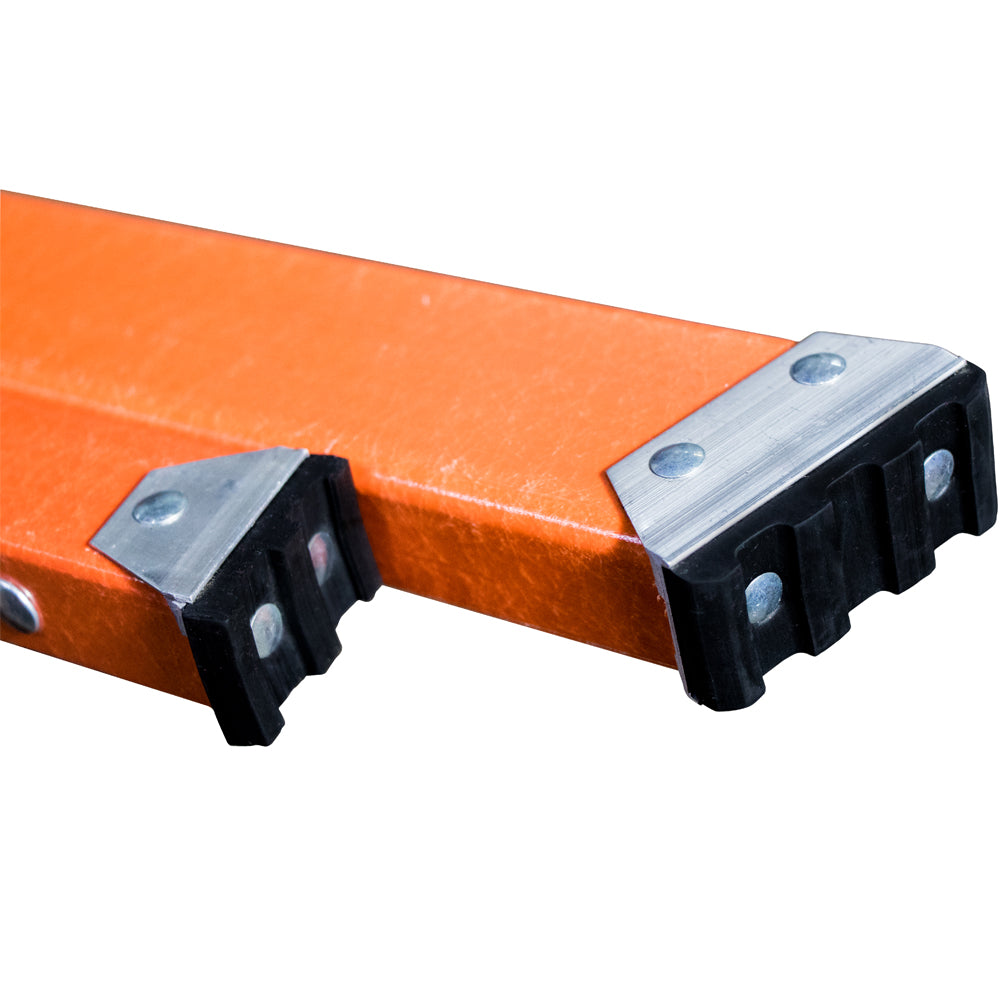 Escalera De Tijera Akron 80-91 | De Fibra de Vidrio | 1.22m | 3 Escalones | Uso Industrial Pesado | Tipo lA | Capacidad de Carga 225kg