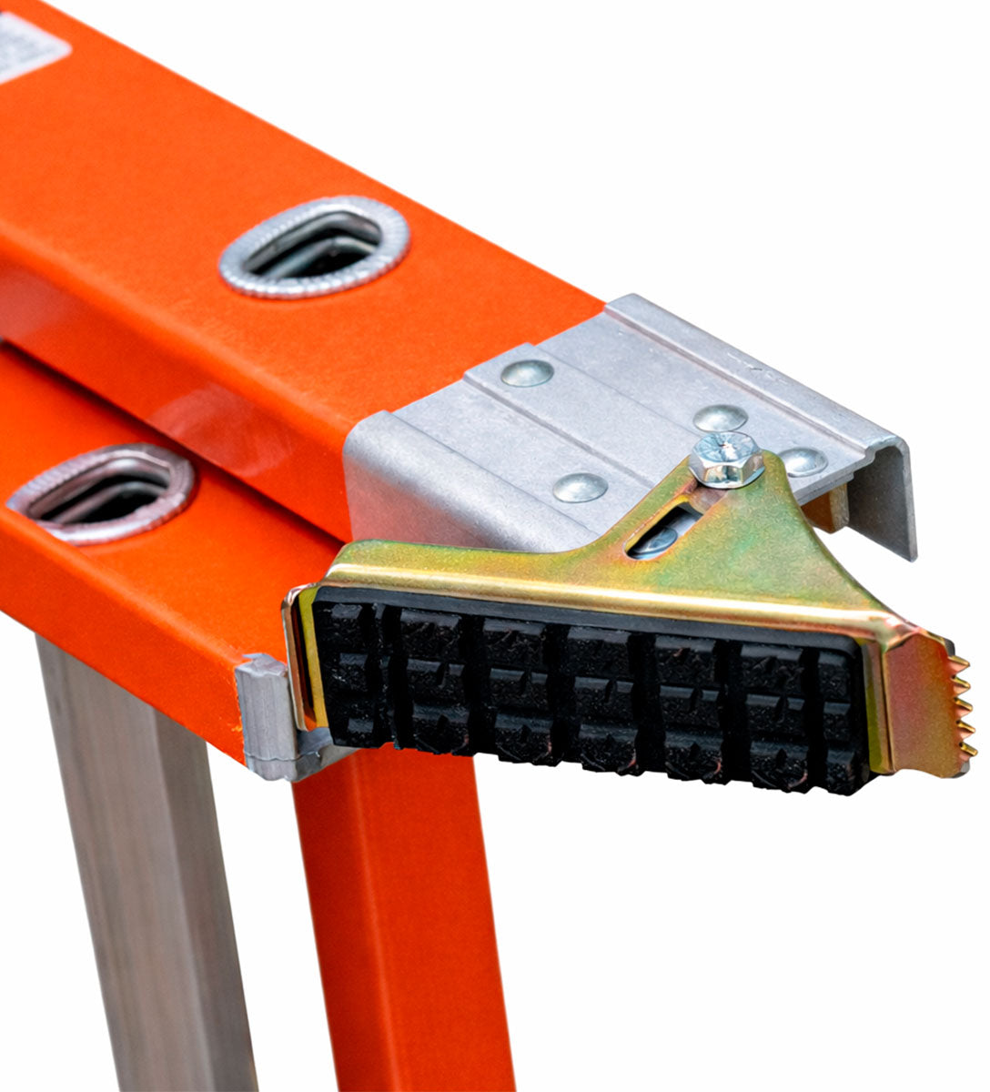Escalera De Extensión Akron 81-22 | Fibra De Vidrio | 2.44m A 3.96m | 16 Escalones | Uso Industrial Pesado | Tipo lA | Capacidad De Carga 225kg