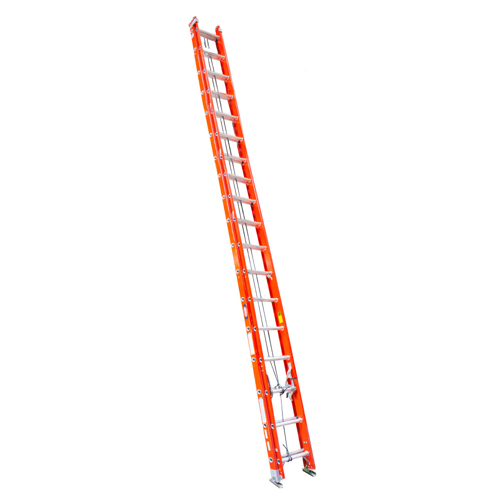 Escalera De Extensión Akron 81-27 | Fibra De Vidrio | 5.50m A 9.76m | 36 Escalones | Uso Industrial Pesado | Tipo lA | Capacidad De Carga 225kg