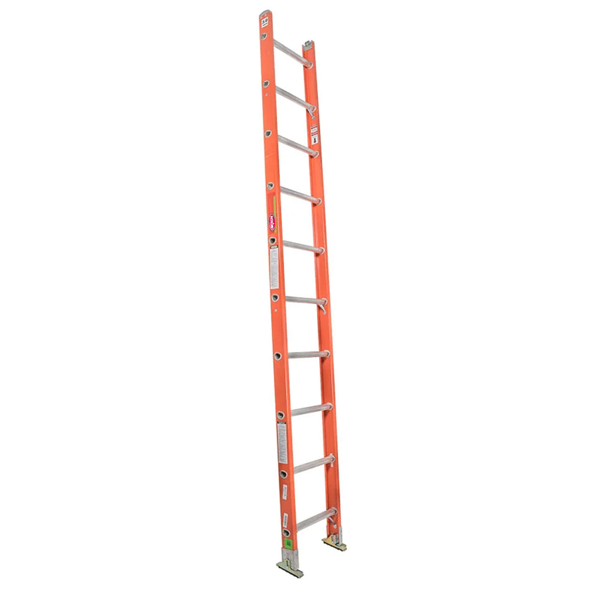 Escalera Recta Akron 81-30 | De Fibra de Vidrio | Altura 3.05m | 10 Peldaños | Uso  Industrial Pesado (Tipo IA)