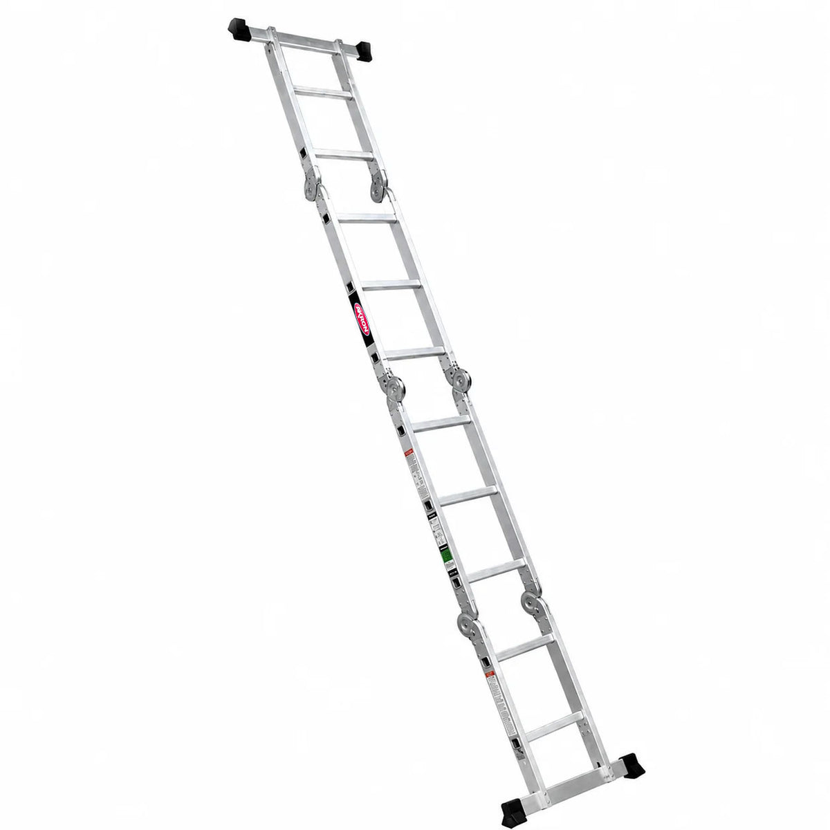 Escalera Multiposiciones Akron 81-967 | De Aluminio | Recta 3.19m | 10 Escalones | Uso Profesional | Tipo ll | Capacidad De Carga 175kg