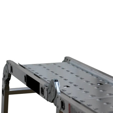 Escalera Multiposiciones Akron 81-967 | De Aluminio | Recta 3.19m | 10 Escalones | Uso Profesional | Tipo ll | Capacidad De Carga 175kg