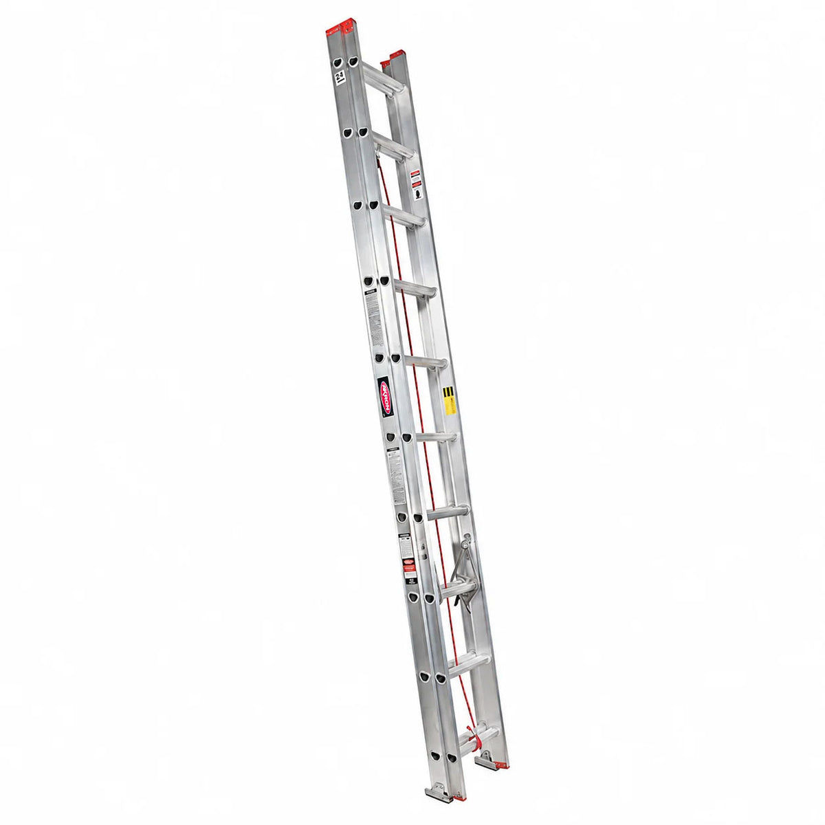 Escalera De Extensión Akron 82-01 | De Aluminio | De Canal | 3.05m A 5.18m | 20 Escalones | Uso Comercial | Tipo lll | Capacidad De Carga 150kg