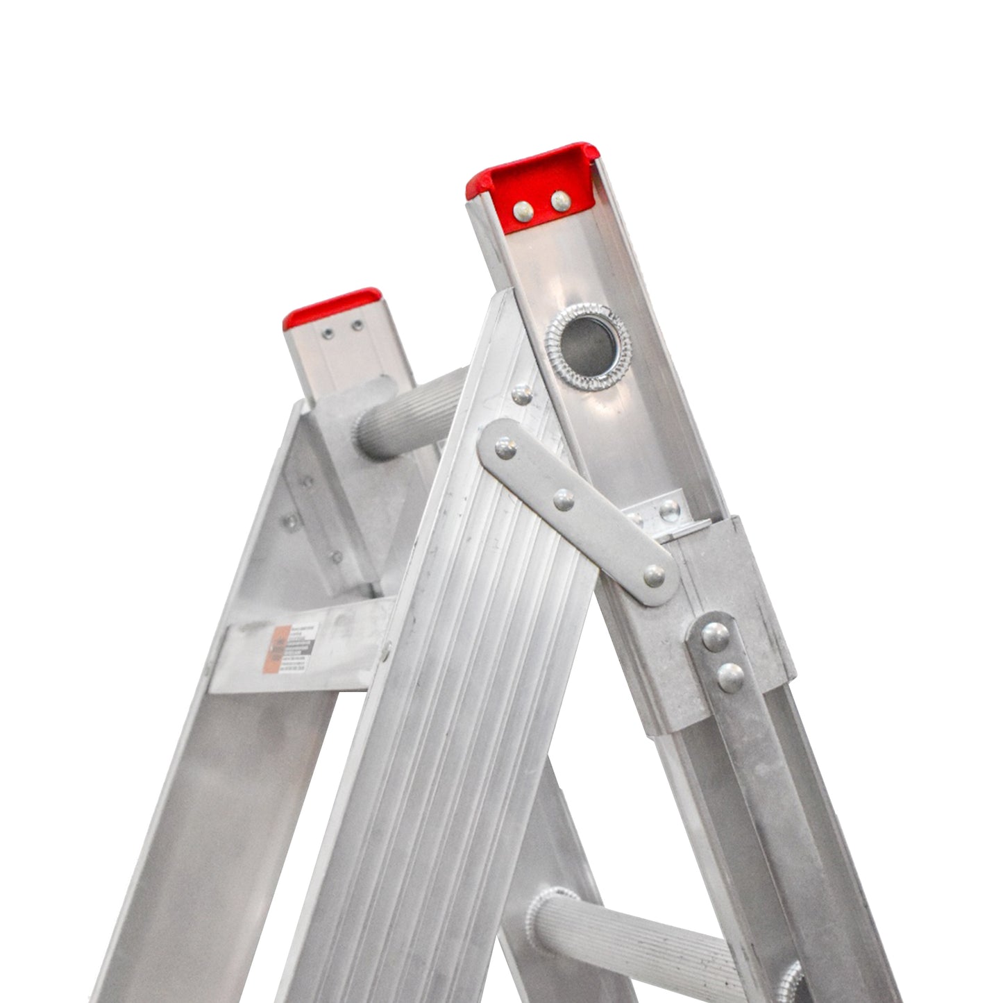 Escalera Convertible Akron 82-05 | De Aluminio | Tijera 1.99m | Extensión 3.30m| 13 Escalones | Uso Comercial | Tipo lll | Capacidad De Carga 150kg