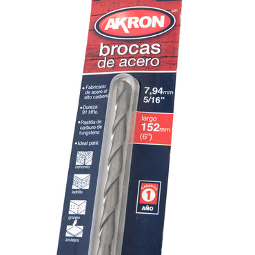 Broca para Concreto Akron 89-24 | 1 pza | 5/16 x 4"