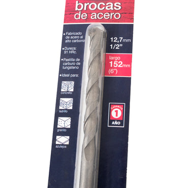 Broca para Concreto 1 pza - 1/2 x 6"