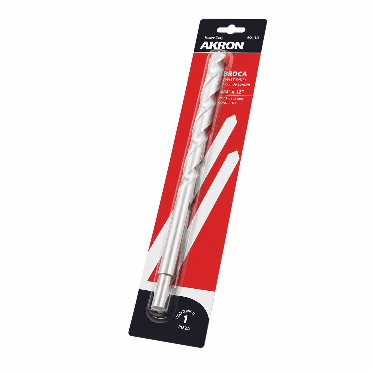 Broca para Concreto Akron 89-33 | 1 pza | 3/4 x 12"