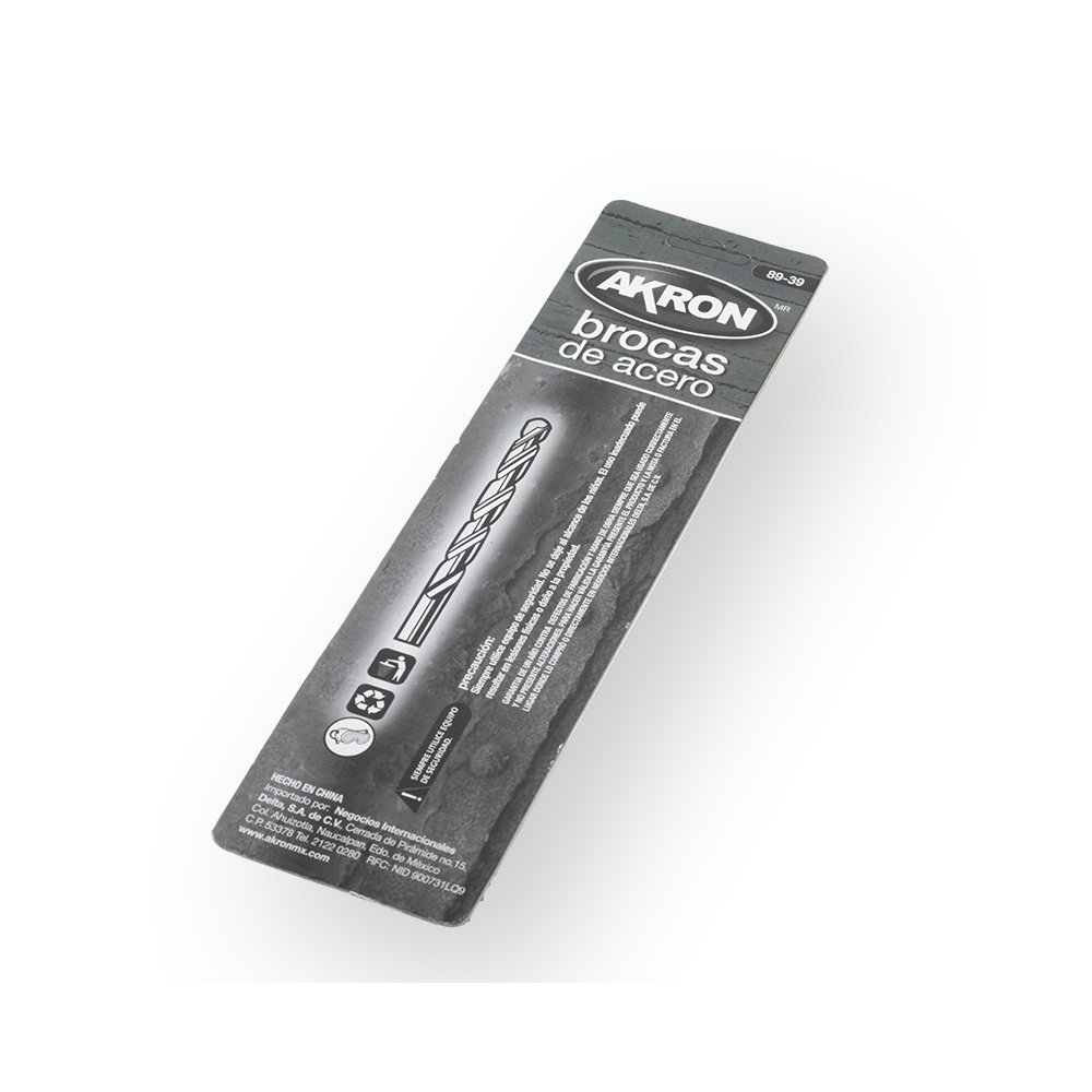 Broca para Concreto Akron 89-39 |1 pza |  3/16 x 3"