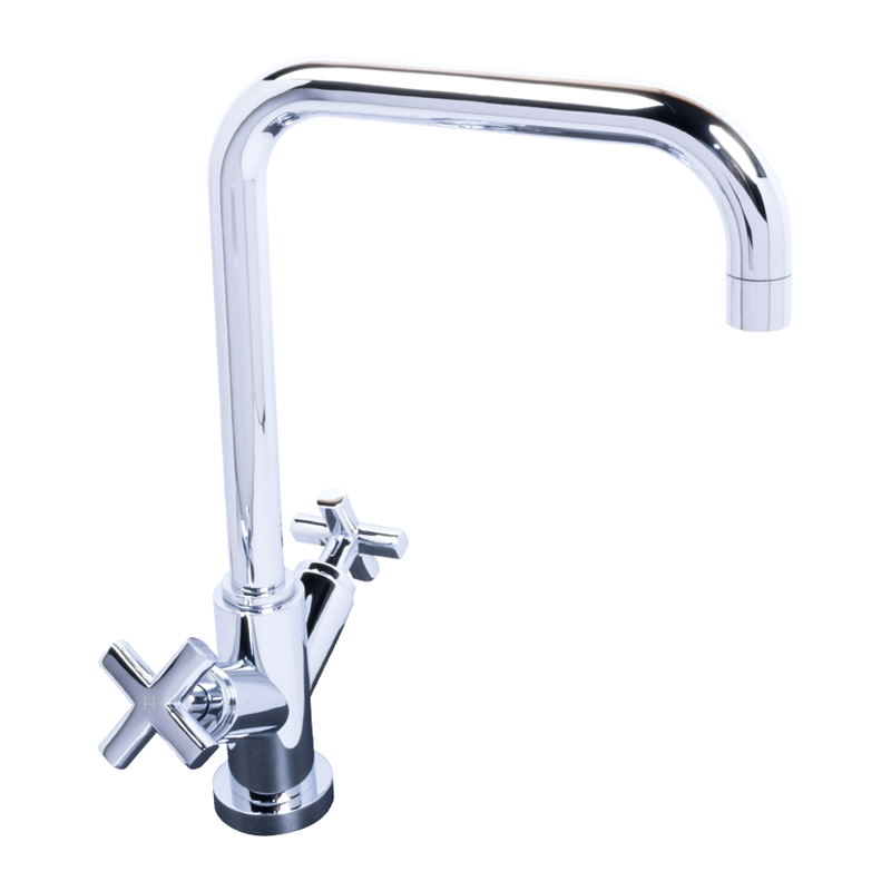 Mezcladora para Lavabo de Cocina y Monoblock Doble |Wilson | 90-00 | Mod. Arrezo - Cromo