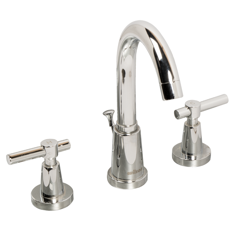 Mezcladora para Lavabo de Cocina | Wilson | 90-10 | 8” | Mod. Pisa | Cromo