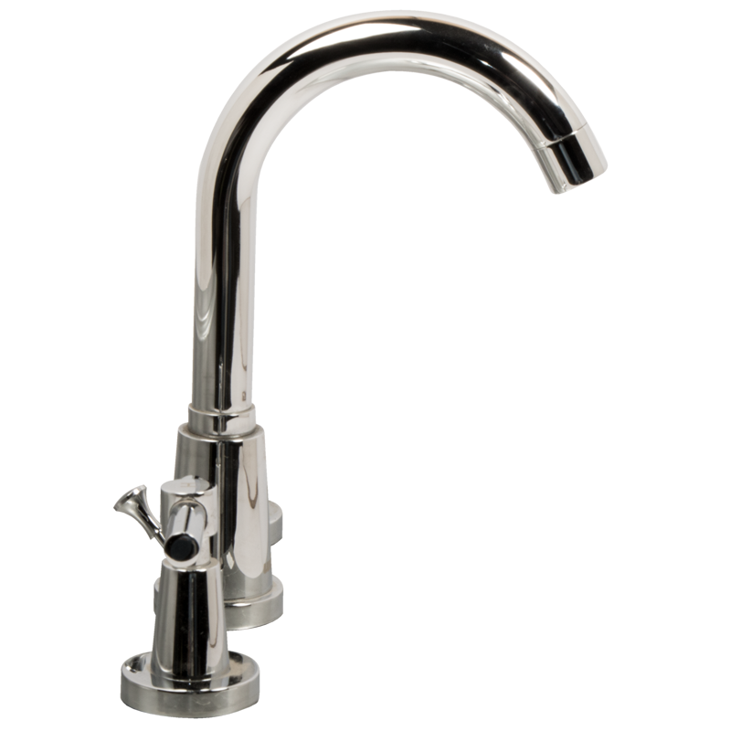 Mezcladora para Lavabo de Cocina con 8” Mod. Pisa - Cromo