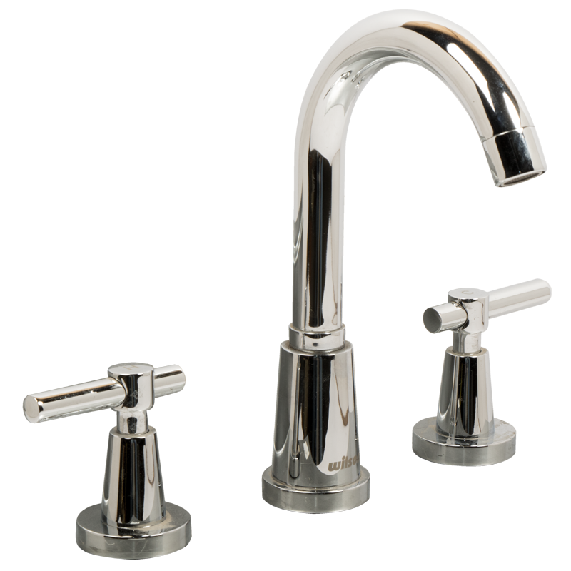 Mezcladora para Lavabo | Wilson | 90-32 | 8” | Mod. Soria | Cromo