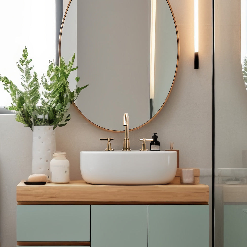 Mezcladora para Lavabo 8” Mod. Soria - Satín